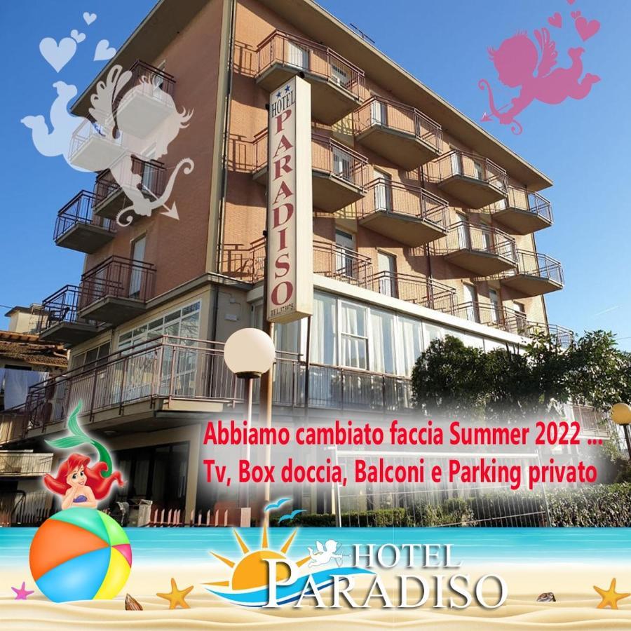 Hotel Paradiso Римини Экстерьер фото